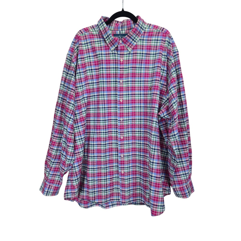 Ralph Lauren Multicolor Plaid Casual Button Down Shirt